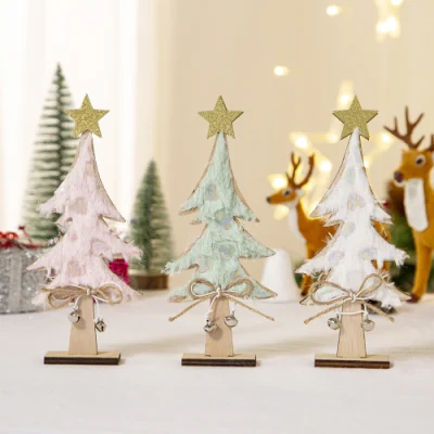 Ornamenti natalizi in legno fai da te Ornamenti per decorare la finestra dell'albero di Natale